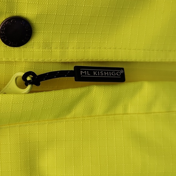 Kishigo Ripstop Bomber Jacket - Lime/Black NWT Size M - Picture 2 of 10